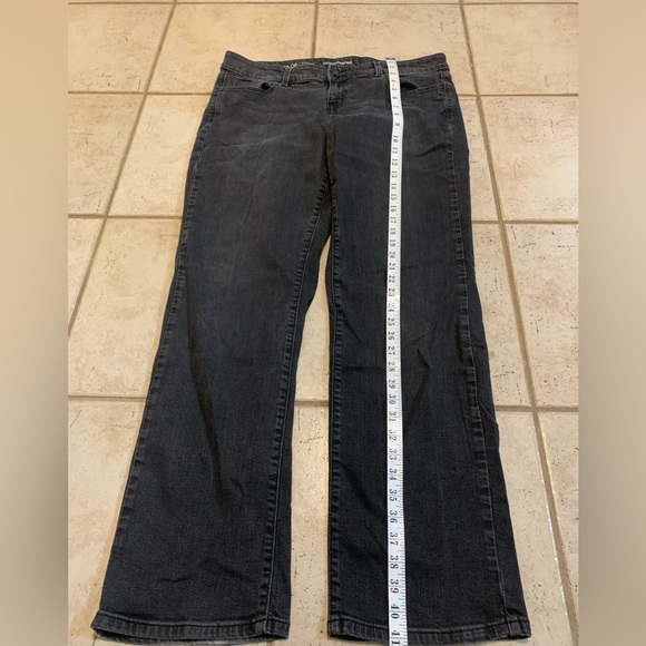 Denver Hayes "Chloe" Curvy Fit wide leg Jeans - Size 14x32 - Black Wash - Picture 6 of 6